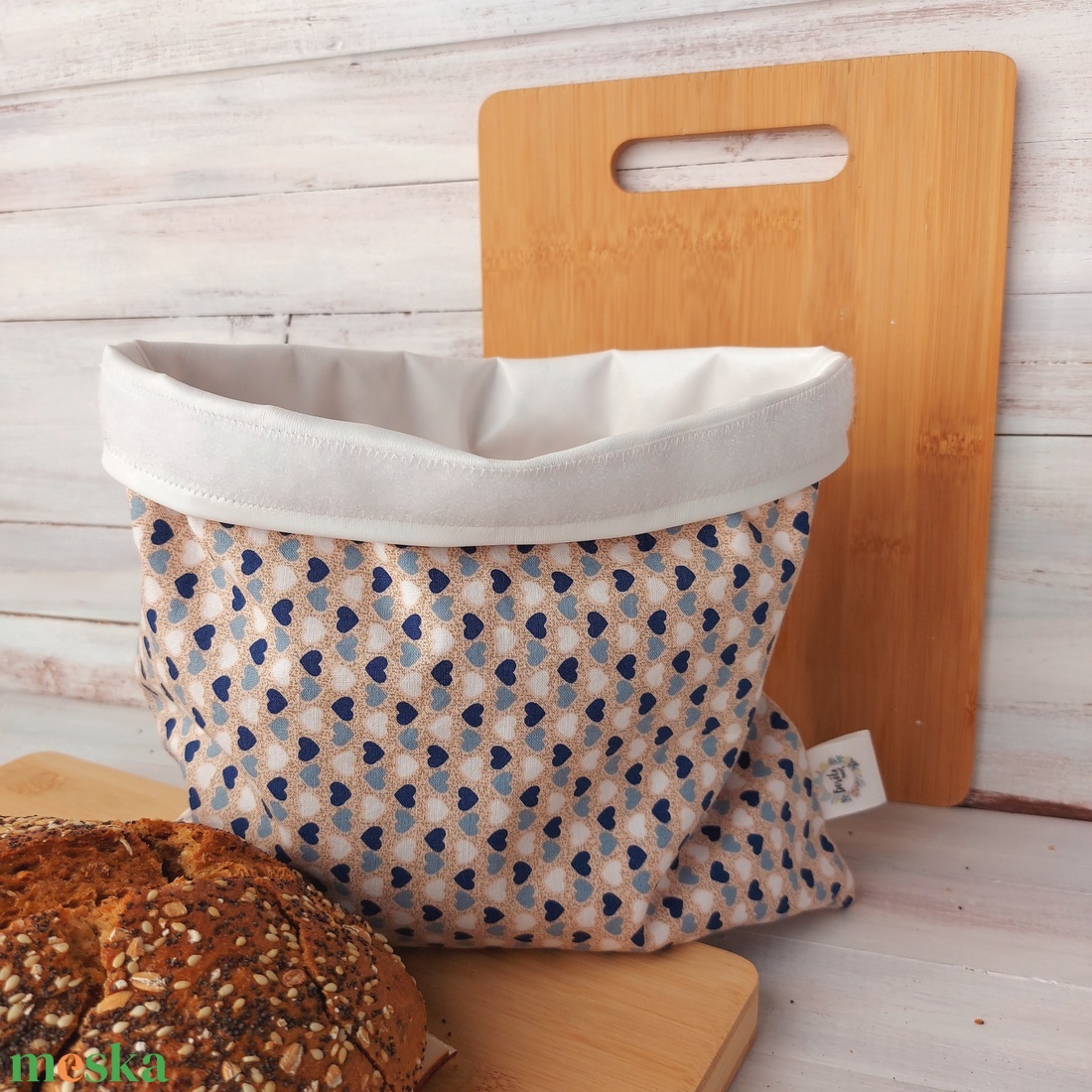 Frissen tartó Kenyeres Zsák Szett -Kék, fehér szívecskés - táska & tok - bevásárlás & shopper táska - kenyeres zsák - Meska.hu Frissen tartó Kenyeres Zsák Szett -Kék, fehér szívecskés - táska & tok - bevásárlás & shopper táska - kenyeres zsák - Meska.hu