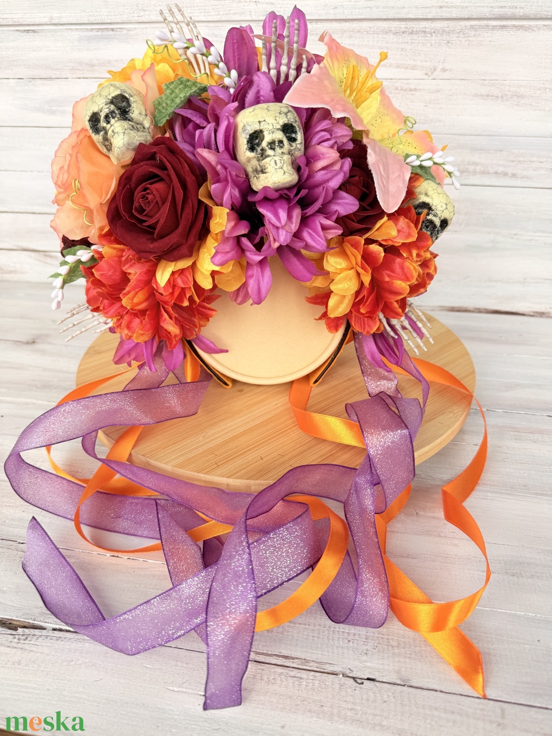 Mexikói Virágos Fejdísz - otthon & életmód - dekoráció - halloween - halloweeni jelmez és kiegészítők - Meska.hu Mexikói Virágos Fejdísz - otthon & életmód - dekoráció - halloween - halloweeni jelmez és kiegészítők - Meska.hu
