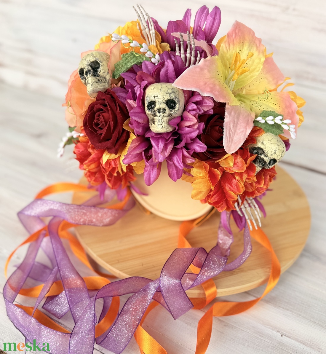 Mexikói Virágos Fejdísz - otthon & életmód - dekoráció - halloween - halloweeni jelmez és kiegészítők - Meska.hu Mexikói Virágos Fejdísz - otthon & életmód - dekoráció - halloween - halloweeni jelmez és kiegészítők - Meska.hu