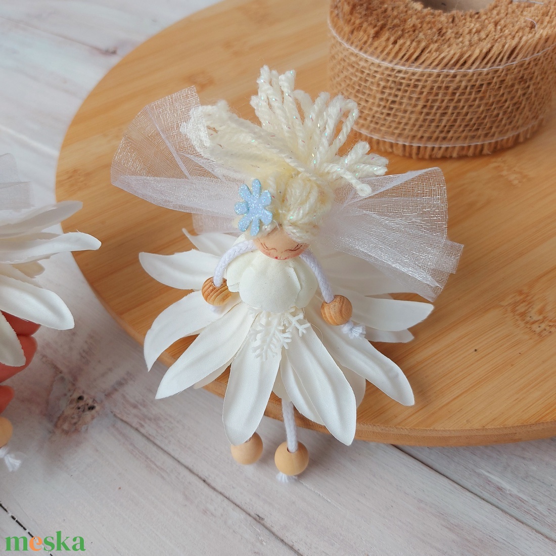 Angyalka - karácsony - karácsonyi lakásdekoráció - karácsonyi manók, figurák - Meska.hu