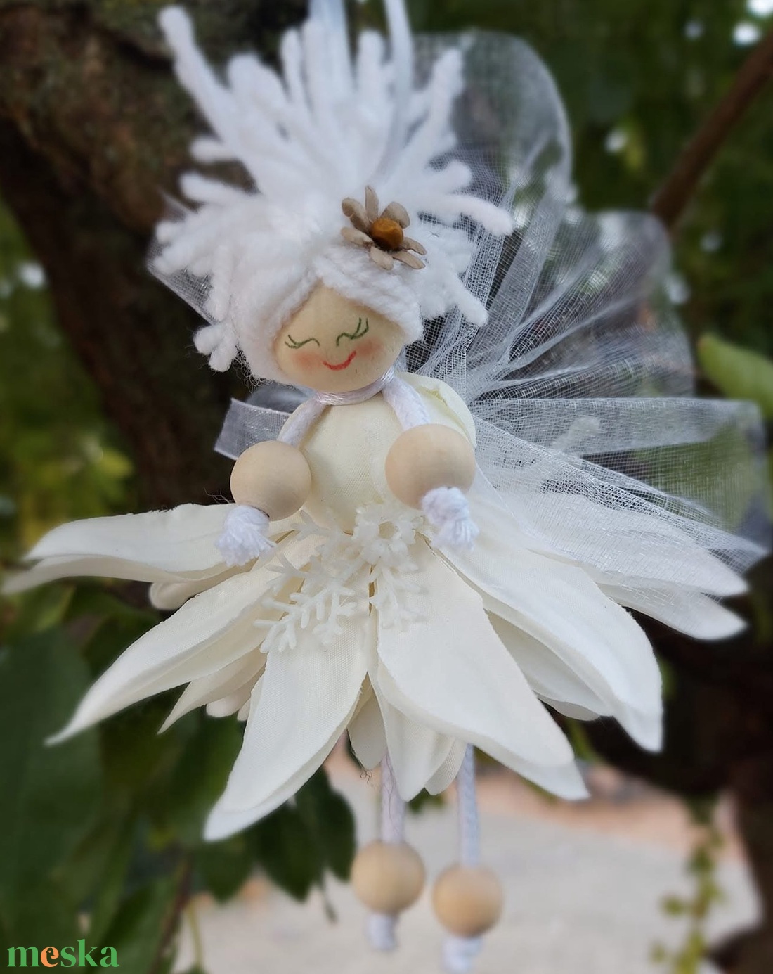 Angyalka - karácsony - karácsonyi lakásdekoráció - karácsonyi manók, figurák - Meska.hu