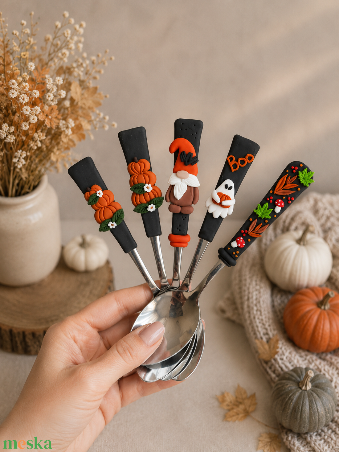 Őszi/Halloween kiskanalak - otthon & életmód - dekoráció - halloween - halloweeni dekoráció - Meska.hu