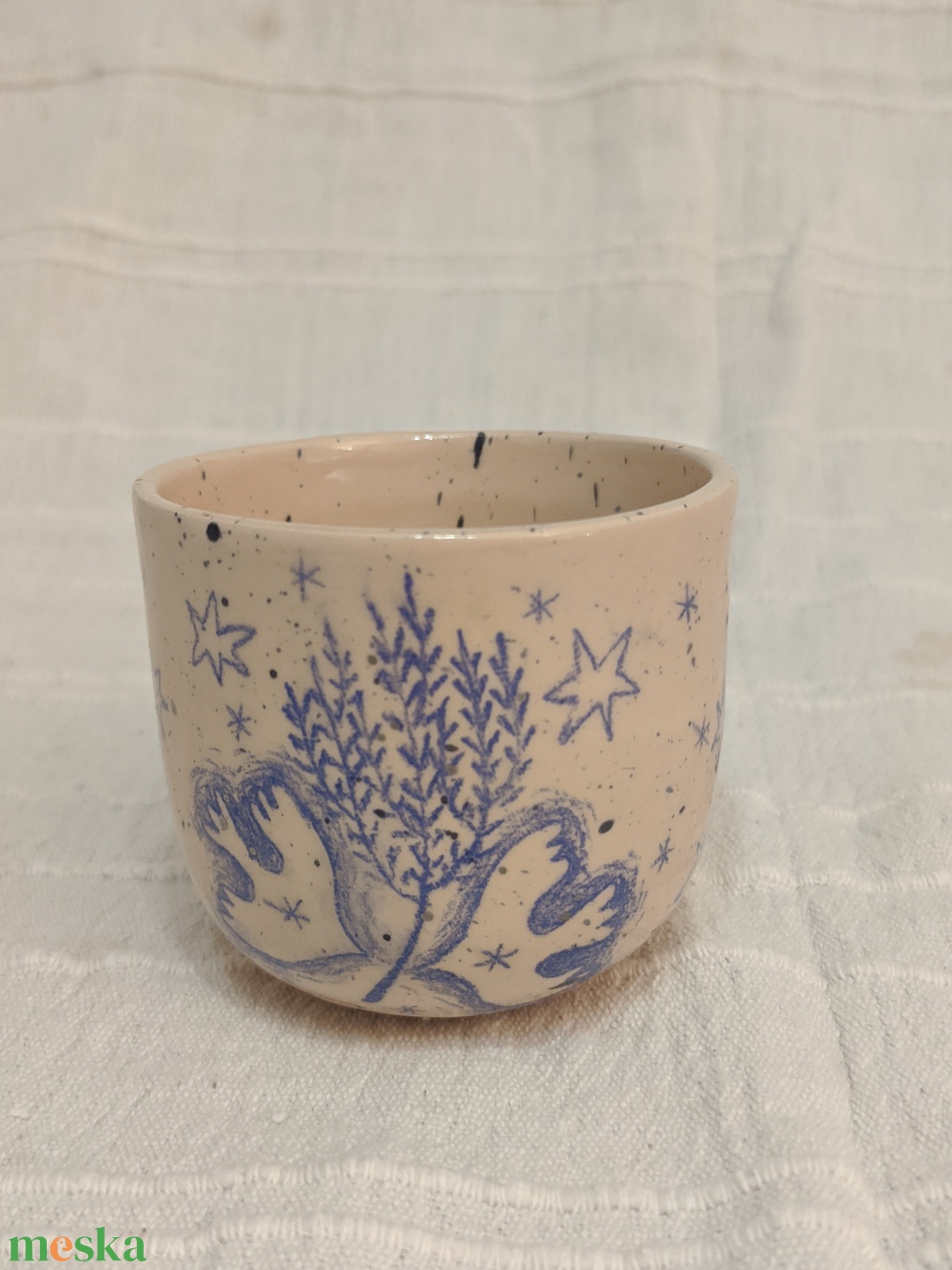 Madárkáim-kerámia bögre - otthon & életmód - konyhafelszerelés, tálalás - tálalás - bögre & csésze - Meska.hu