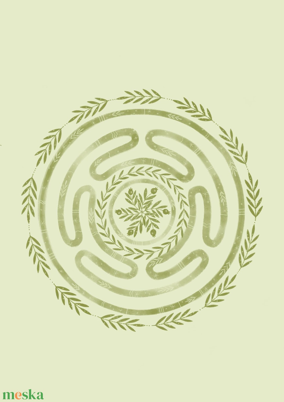 Hecaté kereke-print  - otthon & életmód - dekoráció - fali és függő dekoráció - térkép - Meska.hu