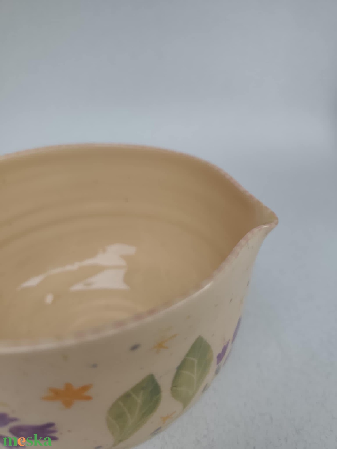 Matcha keverő tálka-csőrrel - otthon & életmód - konyhafelszerelés, tálalás - tálalás - tányér & étkészlet - Meska.hu