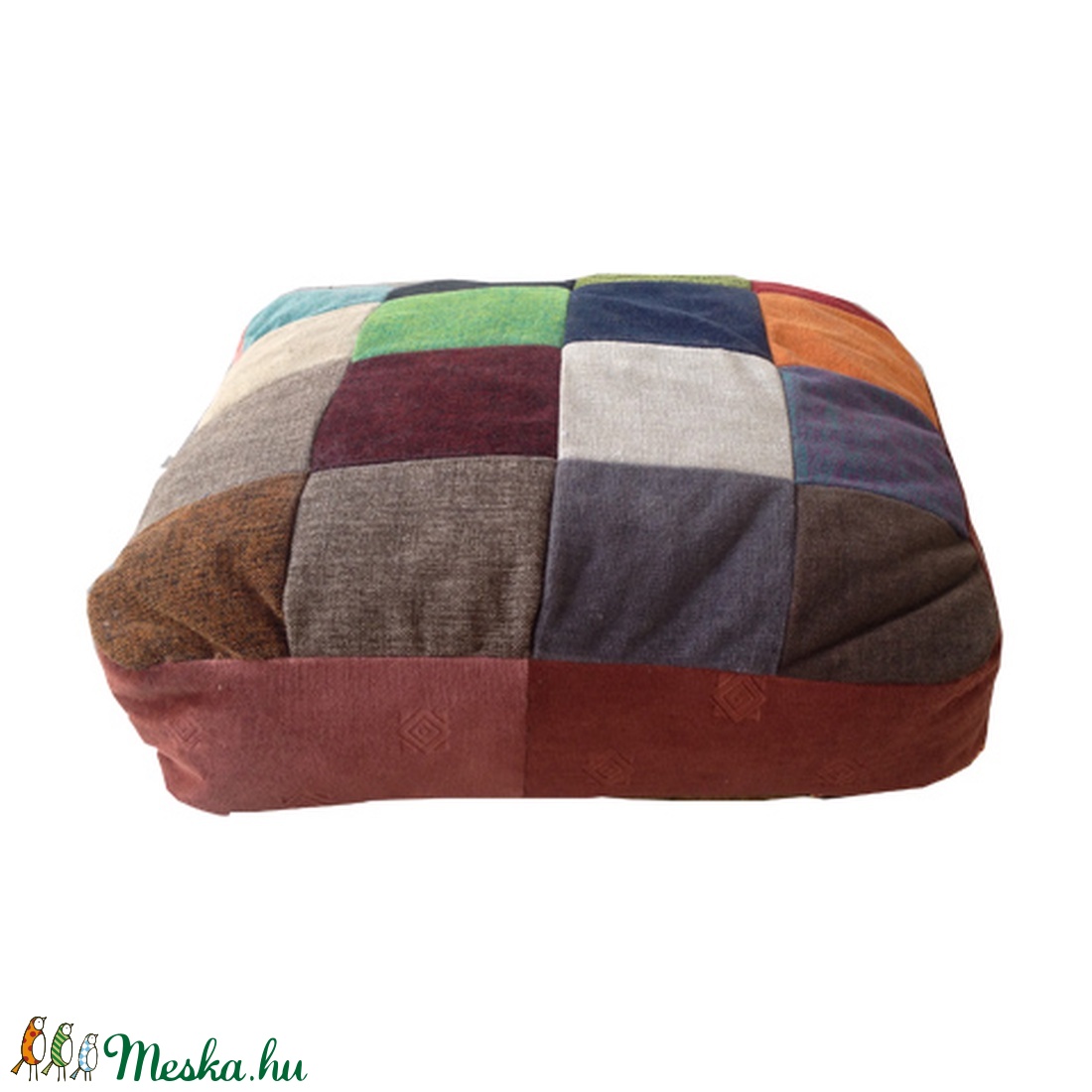 Patchwork jellegű párna, fekhely cicáknak és kutyáknak -  - Meska.hu