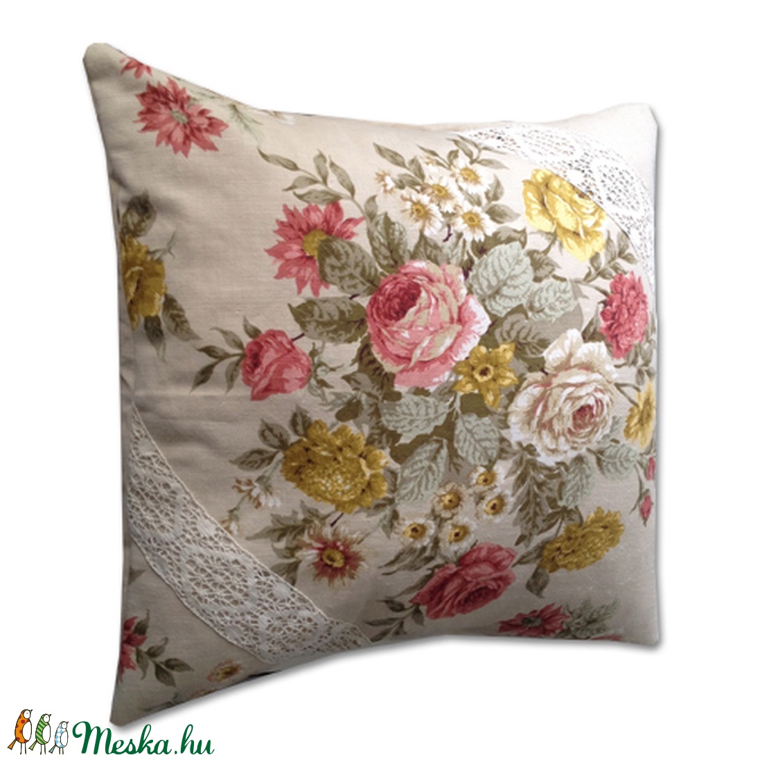 Vintage díszpárna huzat -  - Meska.hu
