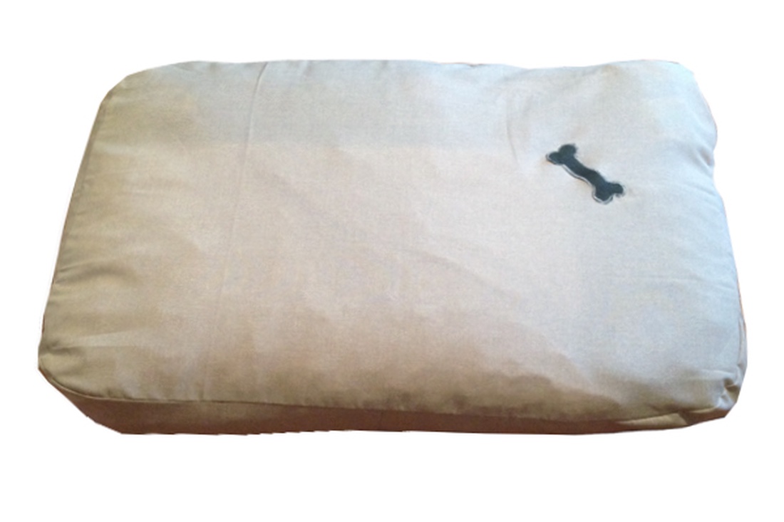 Lenvászon anyagból készült kutyaágy levehető huzattal -  - Meska.hu