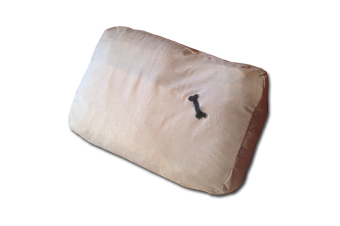 Lenvászon anyagból készült kutyaágy levehető huzattal -  - Meska.hu