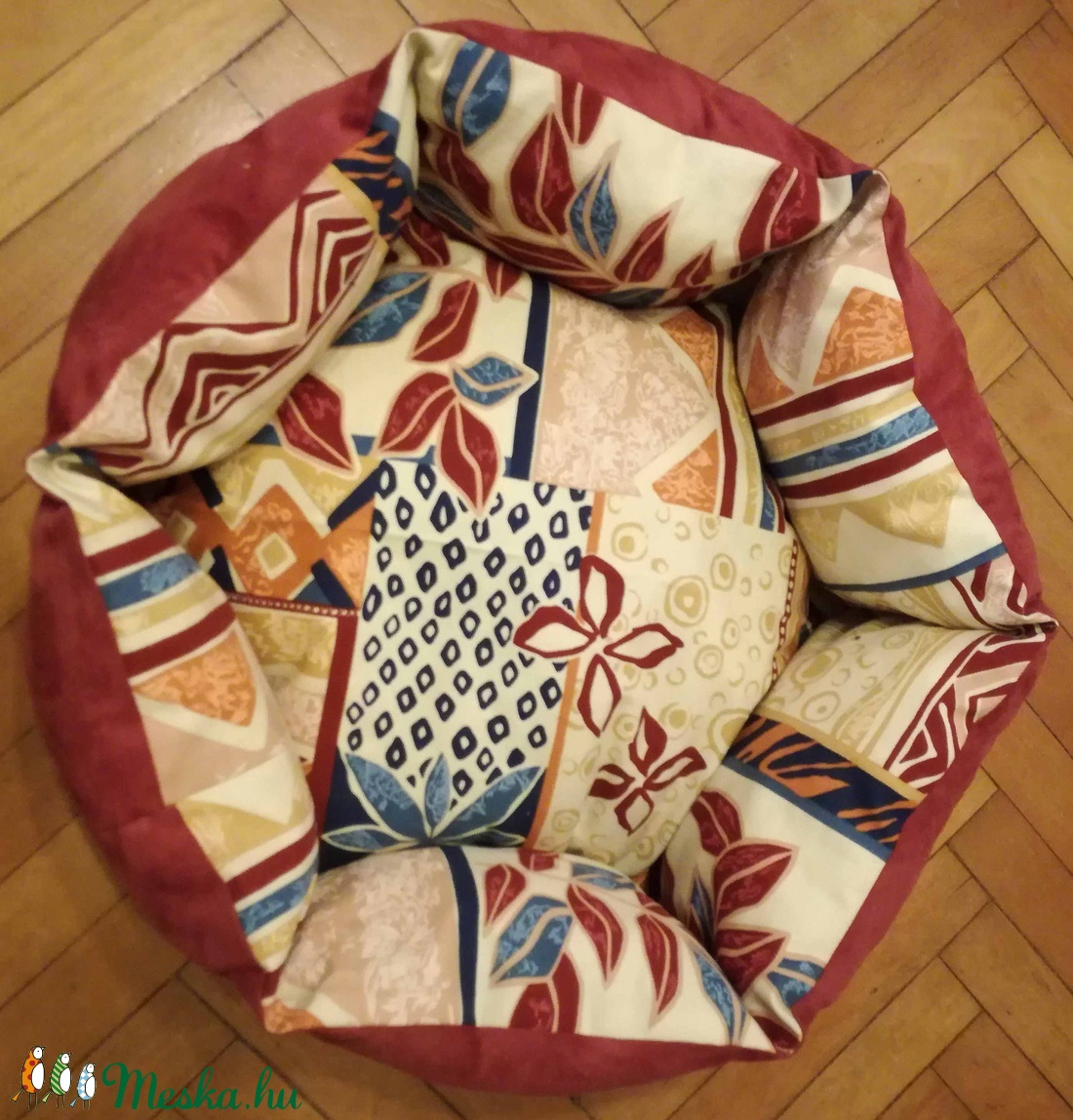 Kutyaágy mintás anyagból -  - Meska.hu