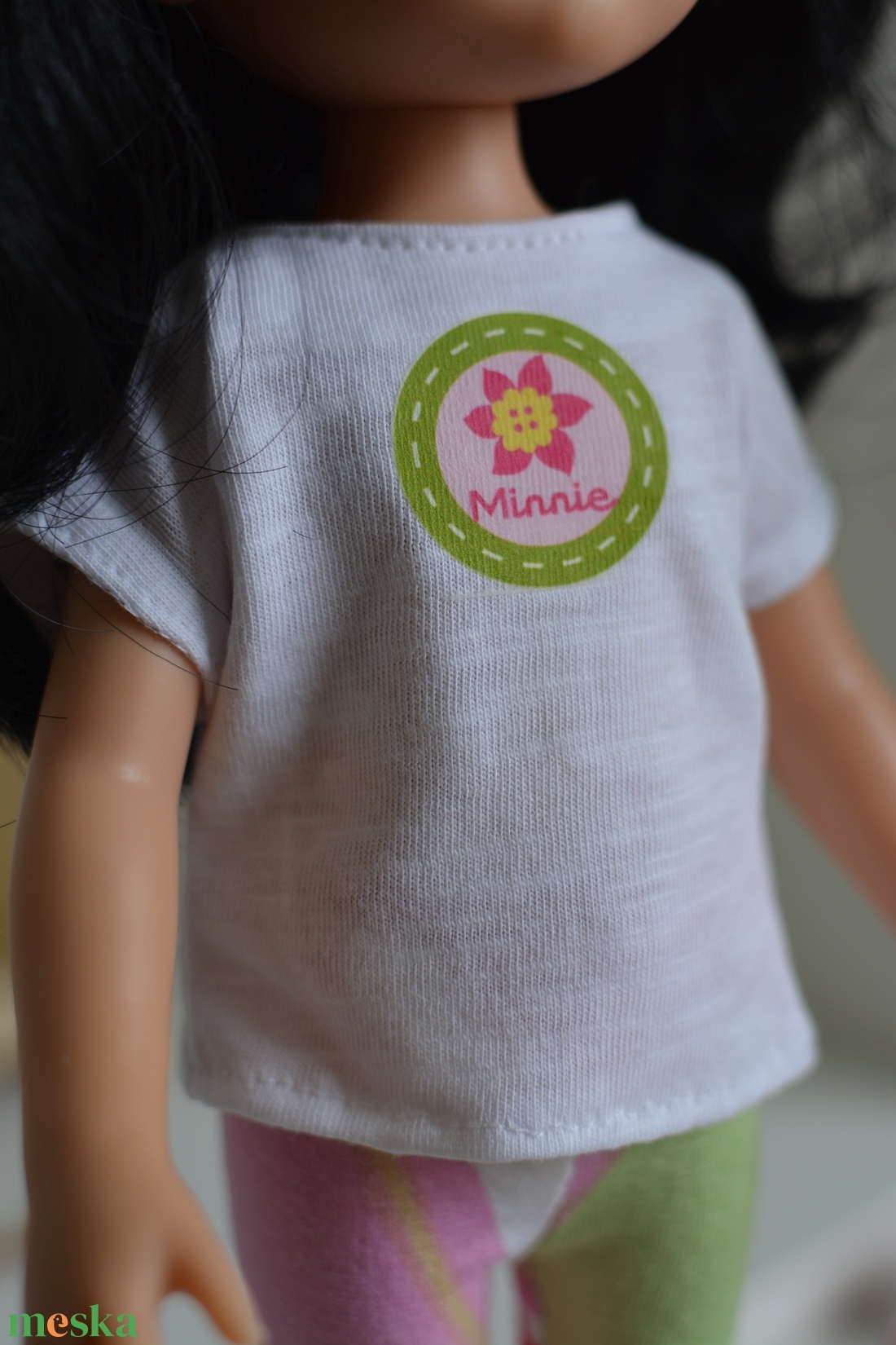 Paola Reina zöld-rózsaszín Minnies szett - játék & sport - baba & babaház - játékbaba, babakellék - Meska.hu