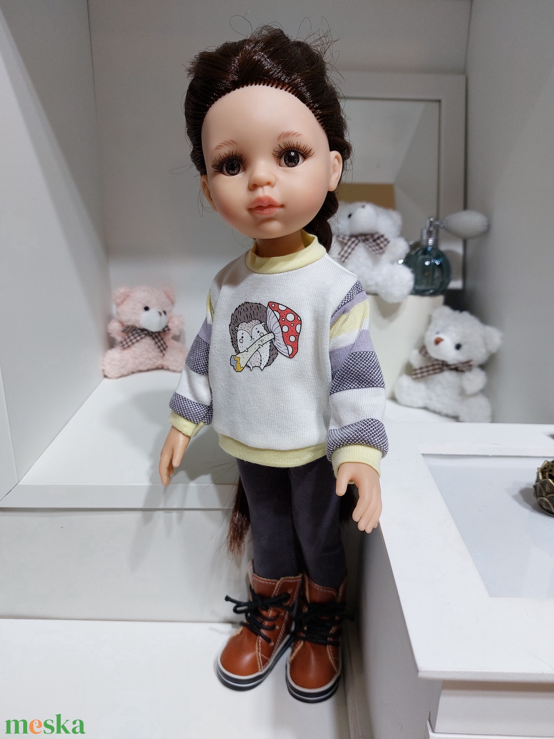 Paola Reina sünis hosszú ujjú pulcsis szett - játék & sport - baba & babaház - babaruha, babakellék - Meska.hu Paola Reina sünis hosszú ujjú pulcsis szett - játék & sport - baba & babaház - babaruha, babakellék - Meska.hu