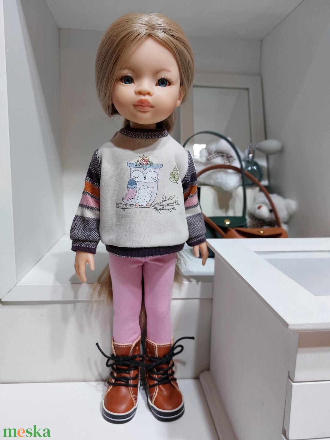 Paola Reina baglyos hosszú ujjú pulcsis szett - játék & sport - baba & babaház - babaruha, babakellék - Meska.hu Paola Reina baglyos hosszú ujjú pulcsis szett - játék & sport - baba & babaház - babaruha, babakellék - Meska.hu