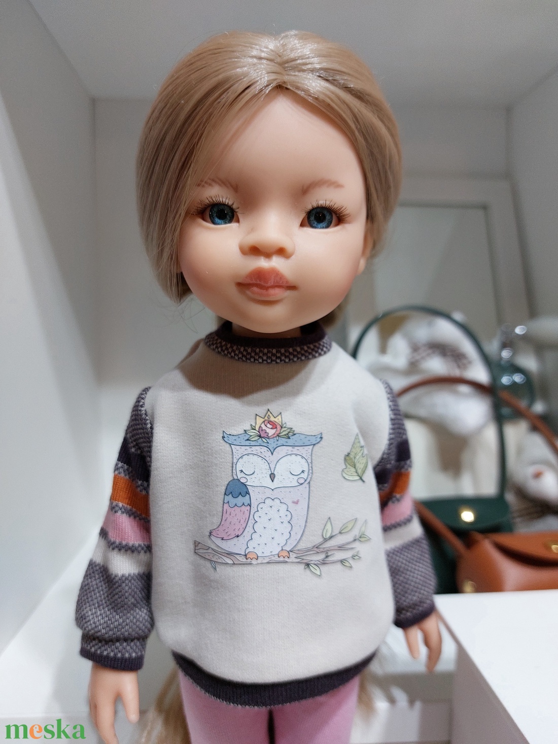 Paola Reina baglyos hosszú ujjú pulcsis szett - játék & sport - baba & babaház - babaruha, babakellék - Meska.hu Paola Reina baglyos hosszú ujjú pulcsis szett - játék & sport - baba & babaház - babaruha, babakellék - Meska.hu