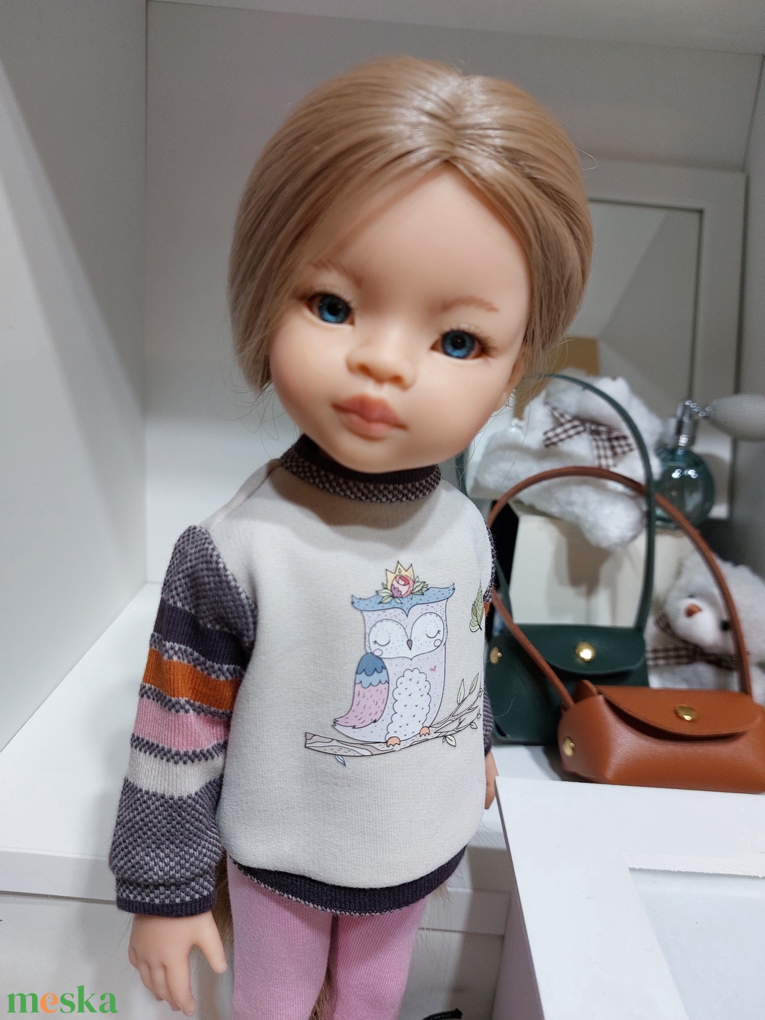 Paola Reina baglyos hosszú ujjú pulcsis szett - játék & sport - baba & babaház - babaruha, babakellék - Meska.hu Paola Reina baglyos hosszú ujjú pulcsis szett - játék & sport - baba & babaház - babaruha, babakellék - Meska.hu