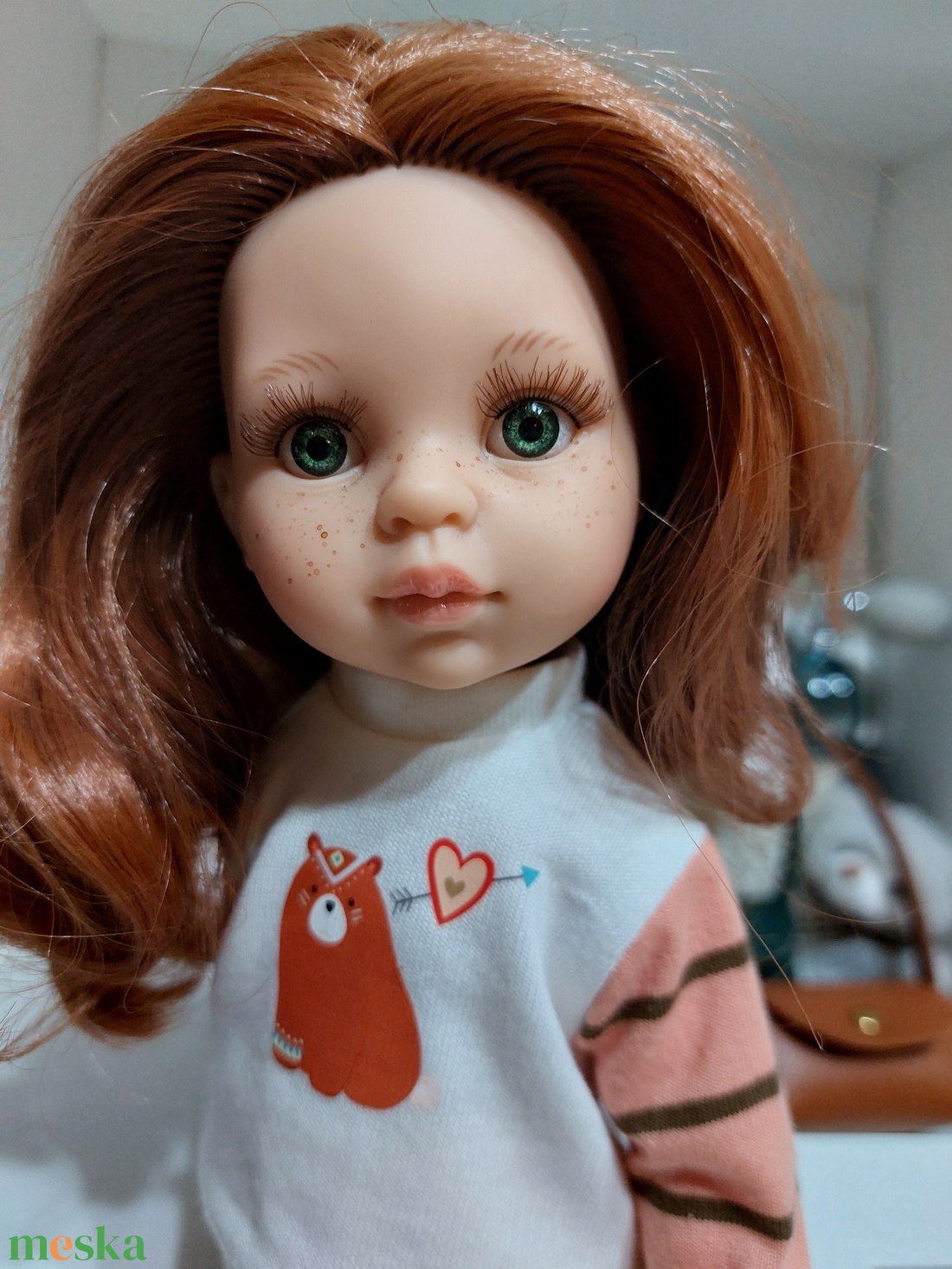 Paola Reina macis csíkos ujjú pulcsis szett - játék & sport - baba & babaház - babaruha, babakellék - Meska.hu Paola Reina macis csíkos ujjú pulcsis szett - játék & sport - baba & babaház - babaruha, babakellék - Meska.hu