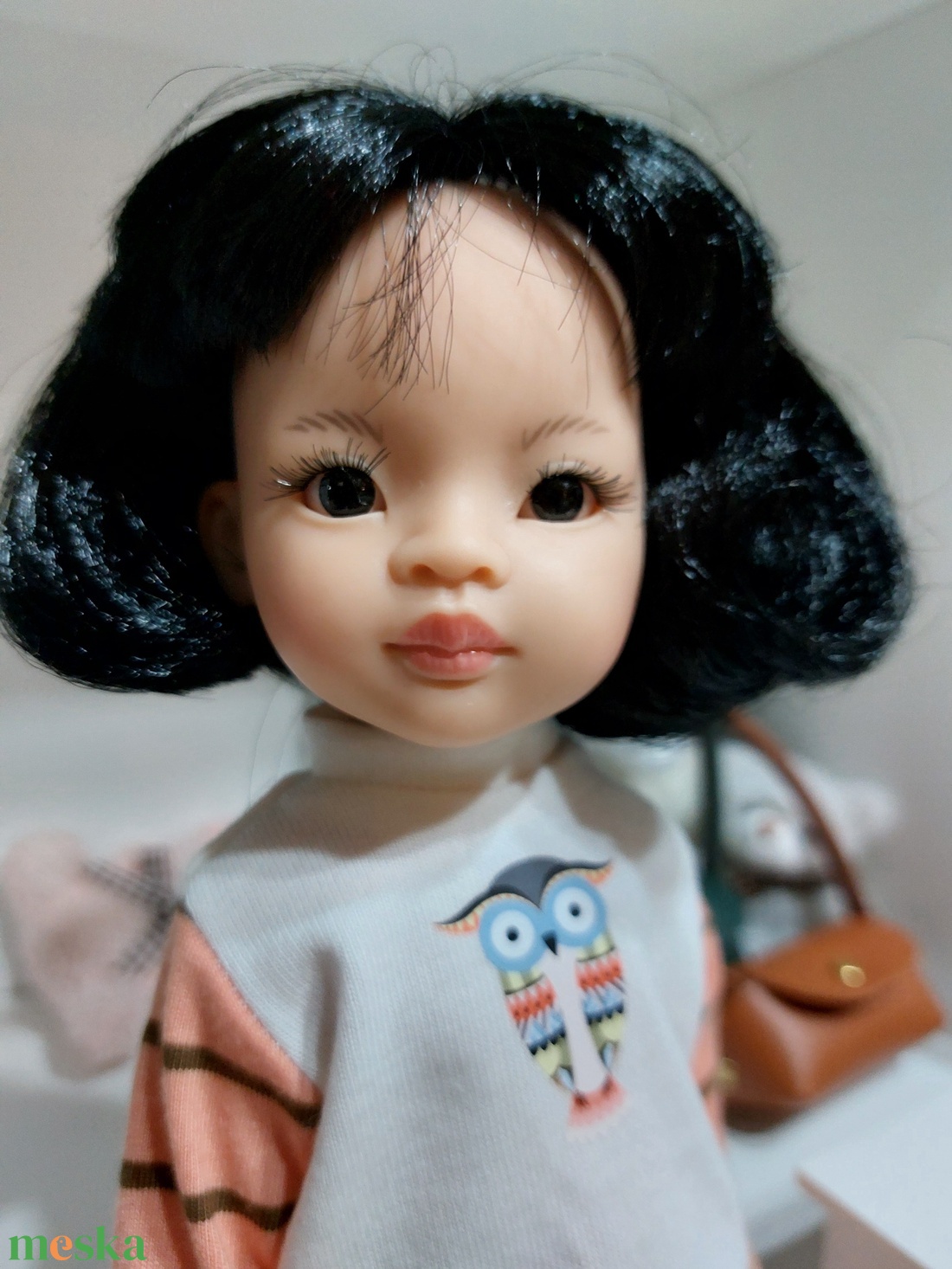 Paola Reina bagolymintás csíkos ujjú pulcsis szett - játék & sport - baba & babaház - babaruha, babakellék - Meska.hu Paola Reina bagolymintás csíkos ujjú pulcsis szett - játék & sport - baba & babaház - babaruha, babakellék - Meska.hu