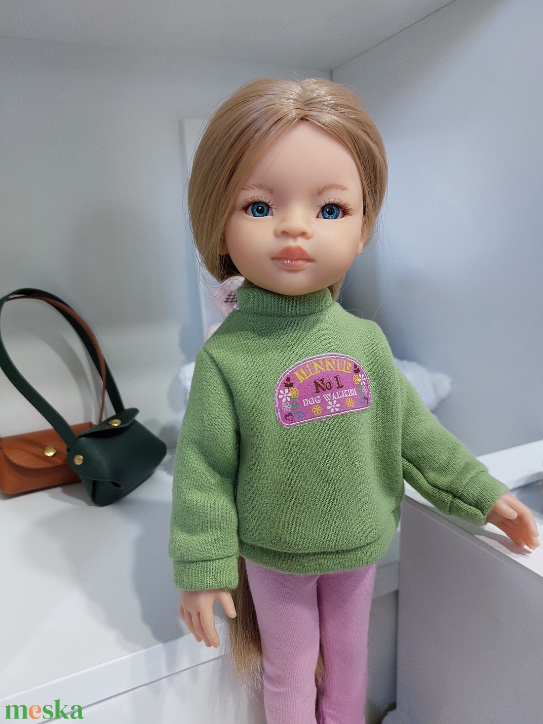 Paola Reina Minnies hosszú ujjú pulcsis szett - játék & sport - baba & babaház - babaruha, babakellék - Meska.hu