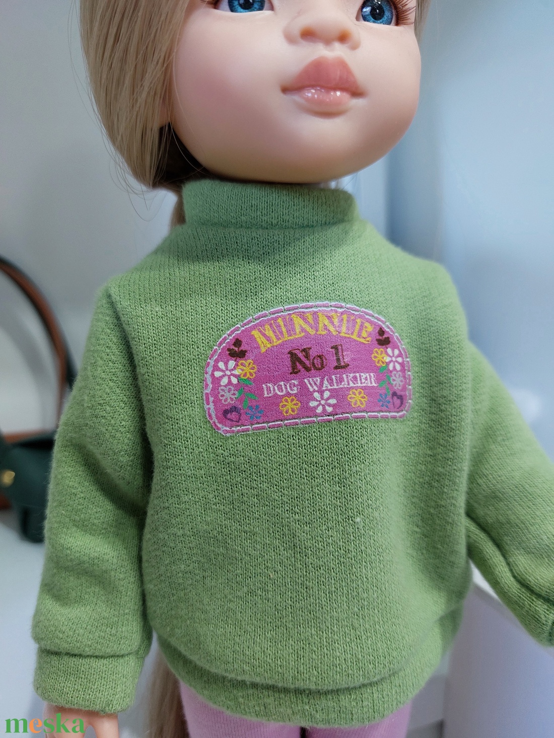 Paola Reina Minnies hosszú ujjú pulcsis szett - játék & sport - baba & babaház - babaruha, babakellék - Meska.hu