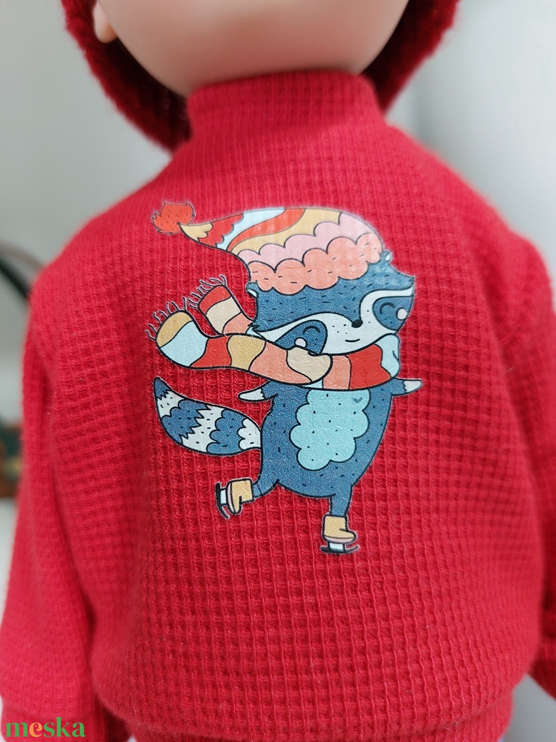 Paola Reina mosómedvés csíkos hosszú ujjú pulcsis szett - játék & sport - baba & babaház - játékbaba, babakellék - Meska.hu