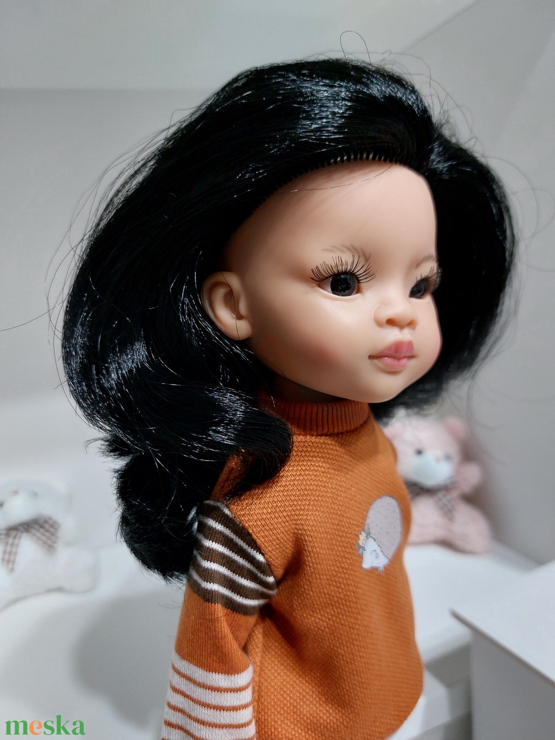 Paola Reina téli sünis hosszú ujjú pulcsis szett - játék & sport - baba & babaház - babaruha, babakellék - Meska.hu