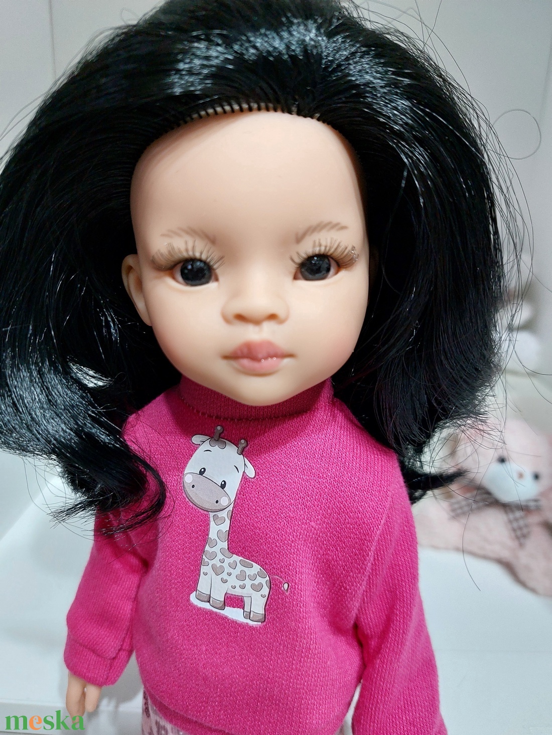 Paola Reina zsiráfos pulcsis-szoknyás szett - játék & sport - baba & babaház - babaruha, babakellék - Meska.hu