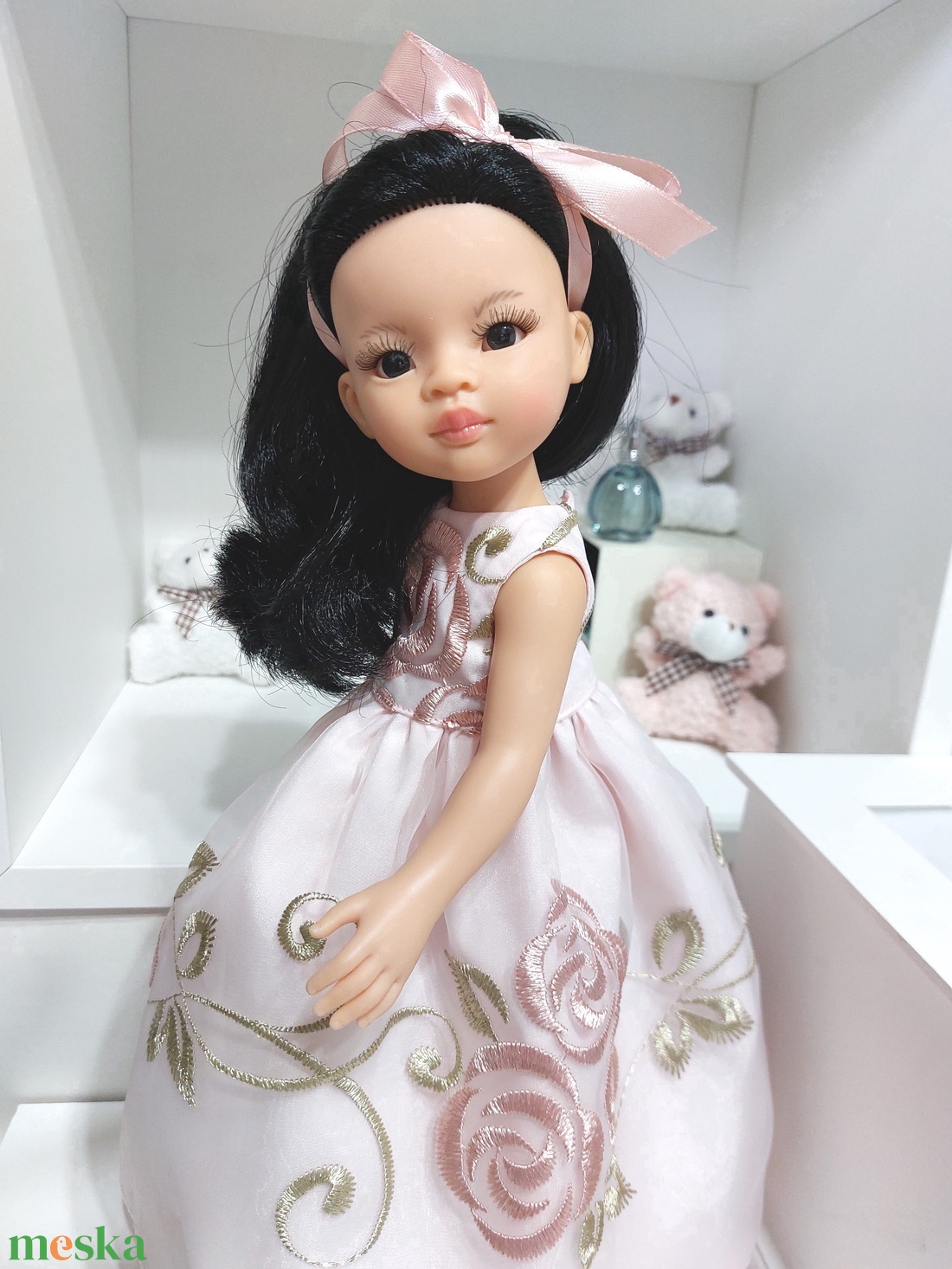 Paola Reina hímzett ruhácska - játék & sport - baba & babaház - babaruha, babakellék - Meska.hu