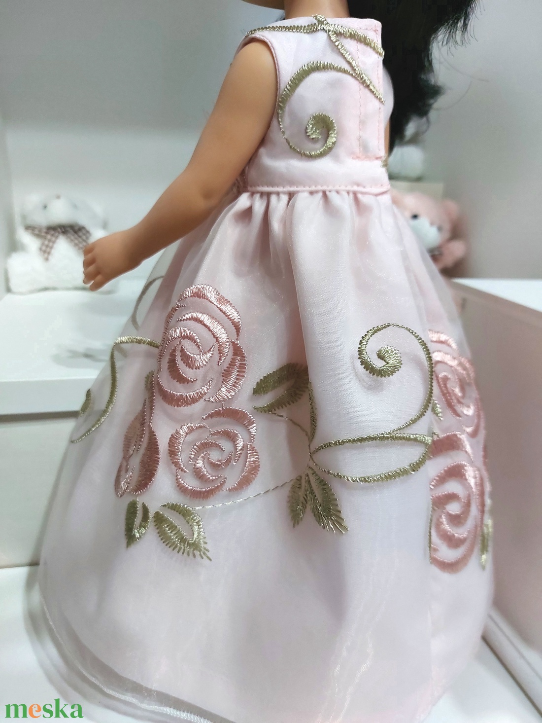 Paola Reina hímzett ruhácska - játék & sport - baba & babaház - babaruha, babakellék - Meska.hu