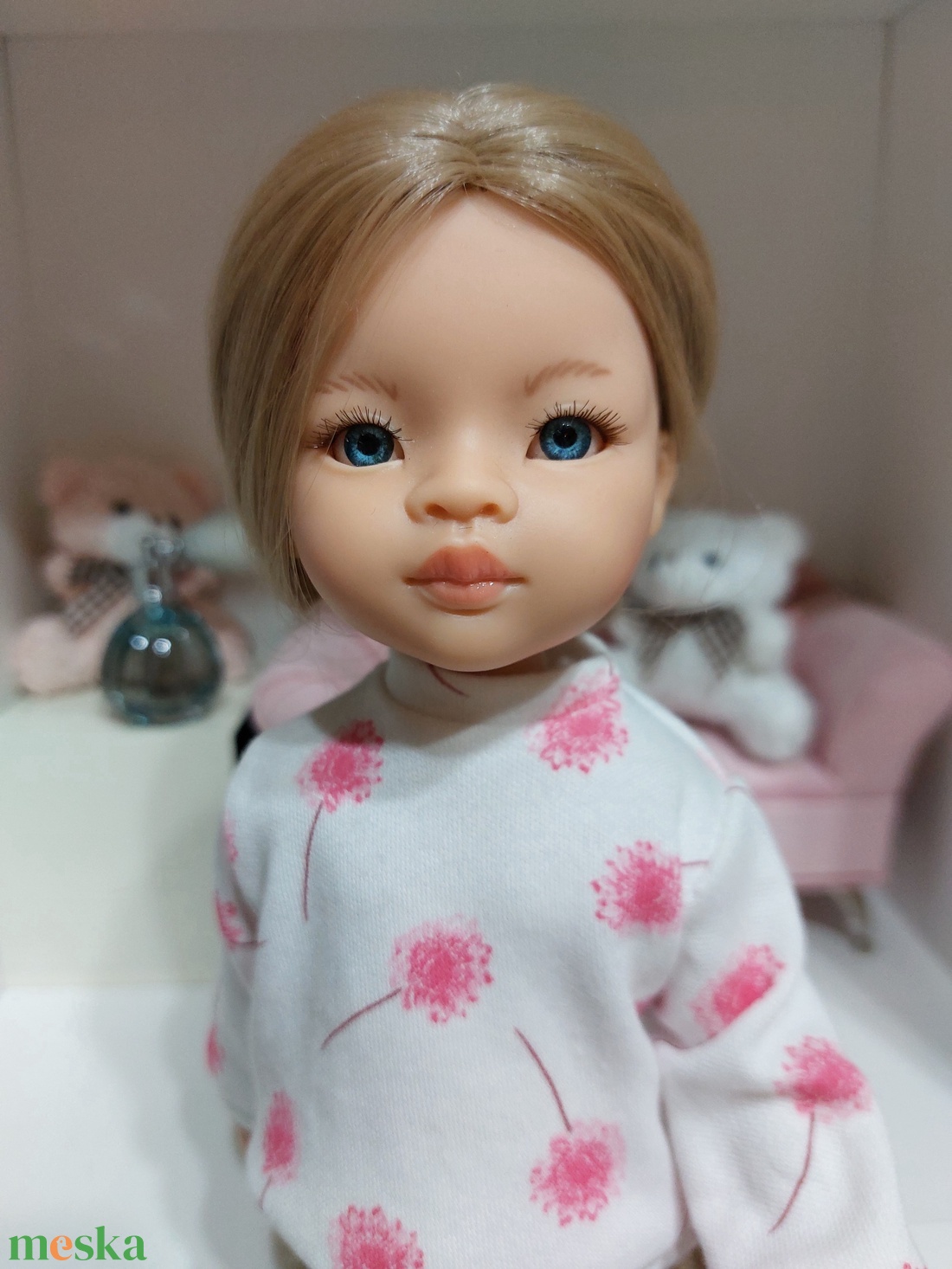 Paola Reina pitypangos hosszú ujjú pulcsis szett - játék & sport - baba & babaház - babaruha, babakellék - Meska.hu