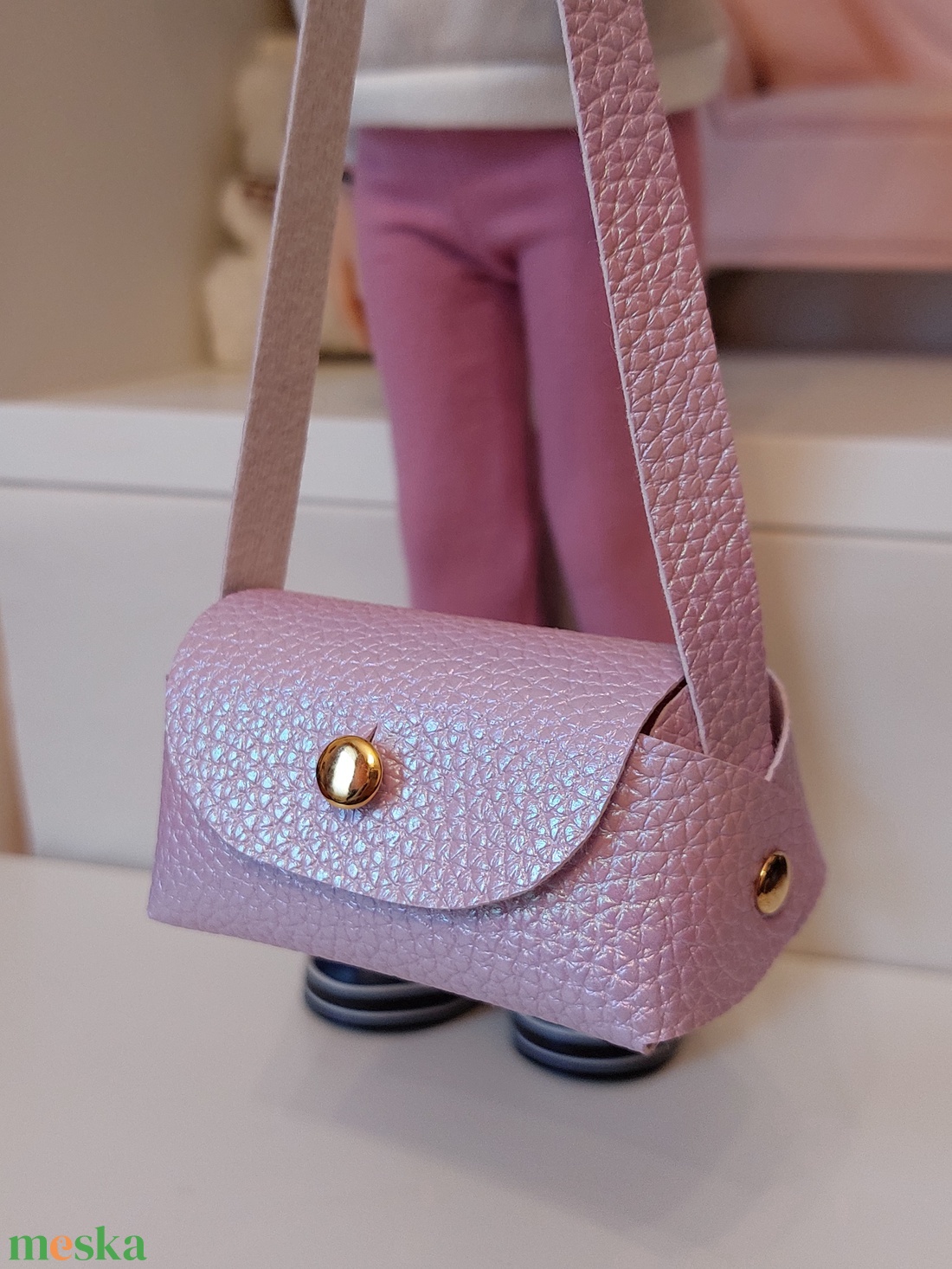 Paola Reina lila táska - játék & sport - baba & babaház - játékbaba, babakellék - Meska.hu