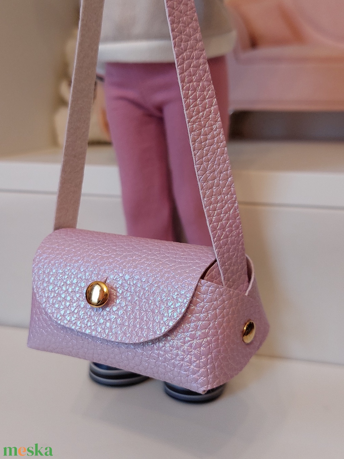 Paola Reina lila táska - játék & sport - baba & babaház - játékbaba, babakellék - Meska.hu