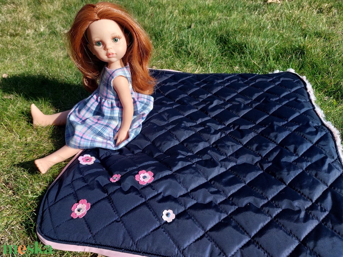 Paola Reina sötétkék hálózsák  - játék & sport - baba & babaház - játékbaba, babakellék - Meska.hu