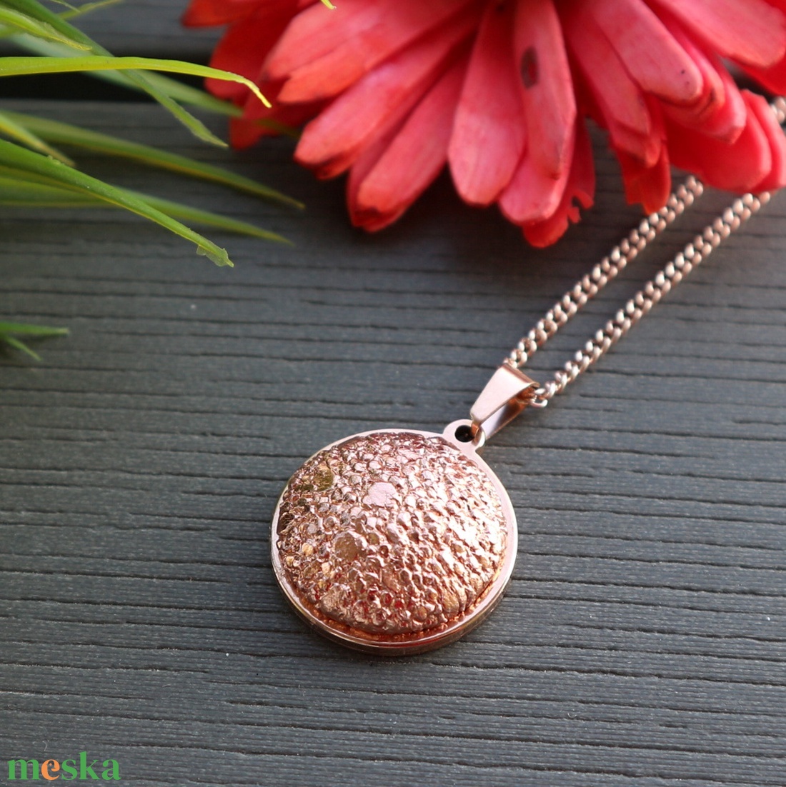 Rosegold nemesacél medálos nyaklánc - ékszer - nyaklánc - medálos nyaklánc - Meska.hu Rosegold nemesacél medálos nyaklánc - ékszer - nyaklánc - medálos nyaklánc - Meska.hu