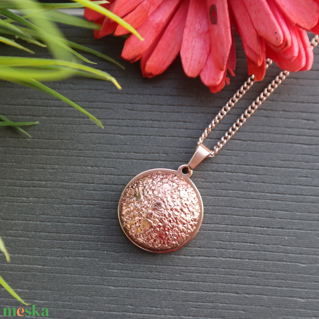 Rosegold nemesacél medálos nyaklánc - ékszer - nyaklánc - medálos nyaklánc - Meska.hu Rosegold nemesacél medálos nyaklánc - ékszer - nyaklánc - medálos nyaklánc - Meska.hu