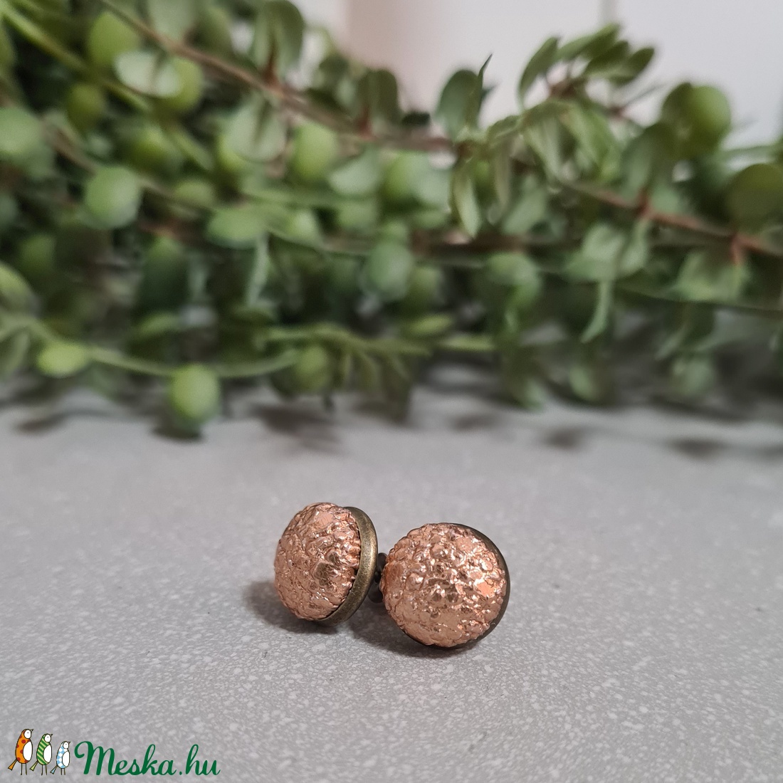 Rosegold textúrás bedugós fülbevaló - ékszer - fülbevaló - pötty fülbevaló - Meska.hu Rosegold textúrás bedugós fülbevaló - ékszer - fülbevaló - pötty fülbevaló - Meska.hu