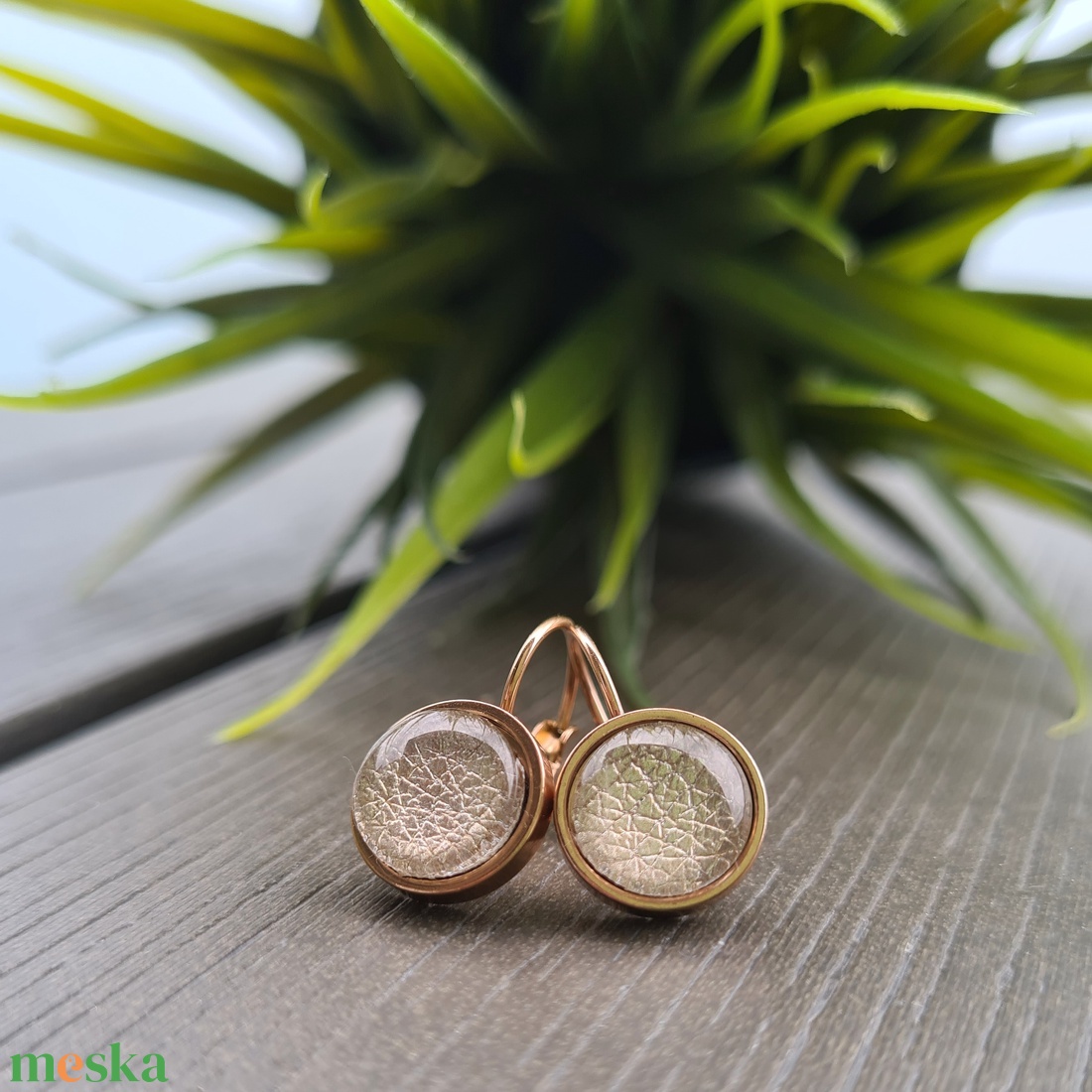 Fényes pezsgő - rosegold franciakapcsos nemesacél fülbevaló - ékszer - fülbevaló - lógó fülbevaló - Meska.hu Fényes pezsgő - rosegold franciakapcsos nemesacél fülbevaló - ékszer - fülbevaló - lógó fülbevaló - Meska.hu