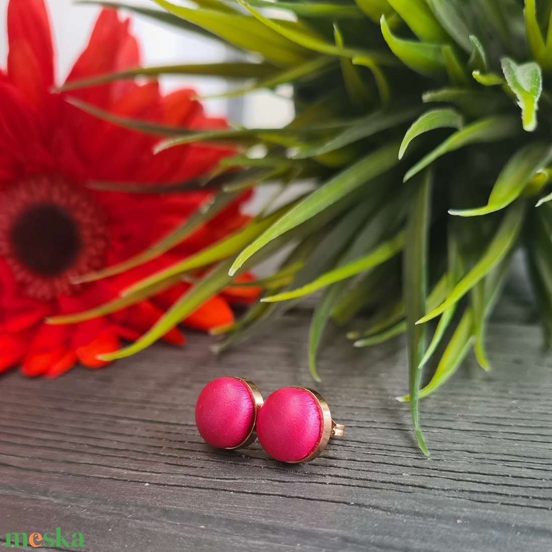 Metál pink - rosegold nemesacél bedugós fülbevaló - ékszer - fülbevaló - pötty fülbevaló - Meska.hu Metál pink - rosegold nemesacél bedugós fülbevaló - ékszer - fülbevaló - pötty fülbevaló - Meska.hu