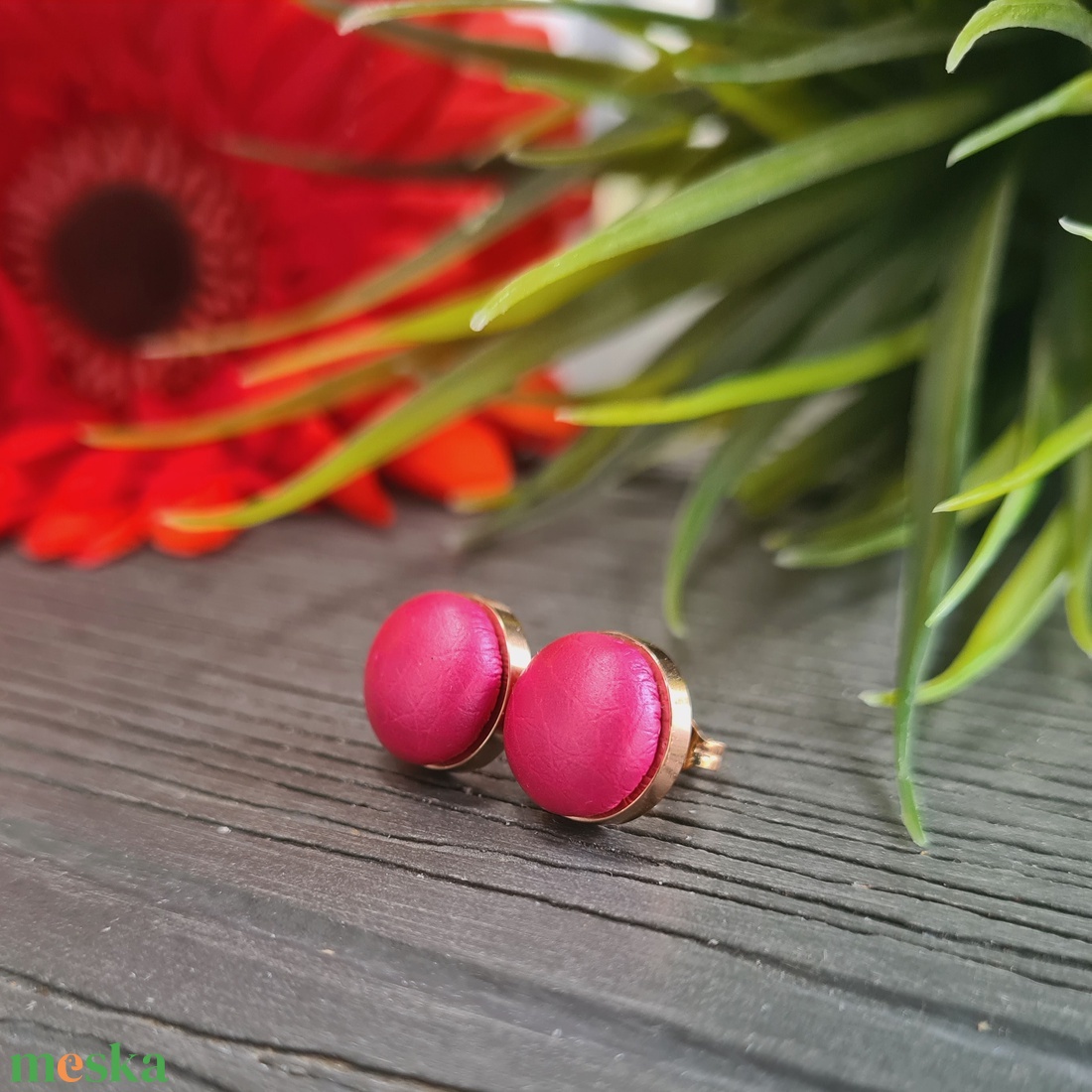 Metál pink - rosegold nemesacél bedugós fülbevaló - ékszer - fülbevaló - pötty fülbevaló - Meska.hu Metál pink - rosegold nemesacél bedugós fülbevaló - ékszer - fülbevaló - pötty fülbevaló - Meska.hu