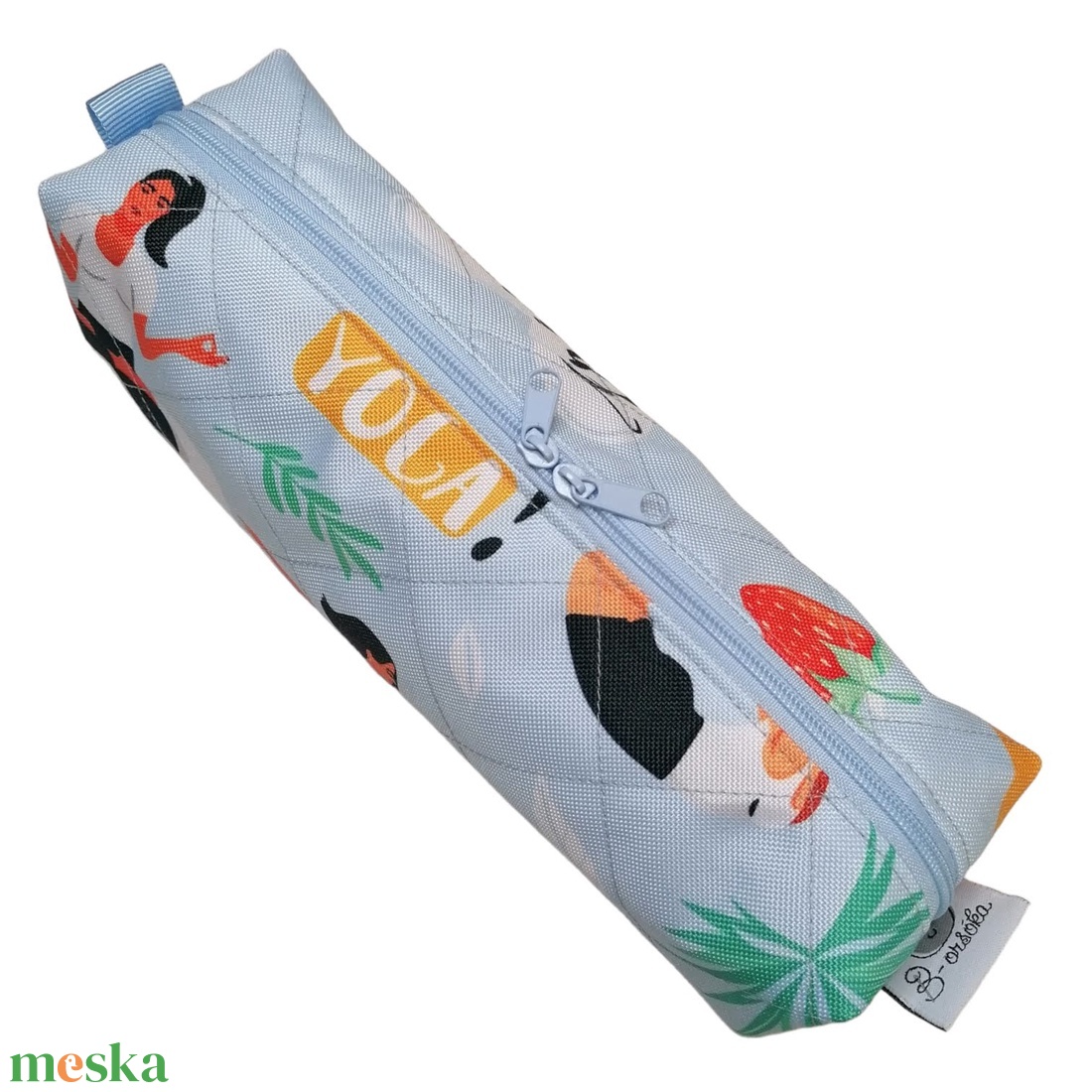 Tolltartó / neszesszer vízálló poliészterből - jóga - otthon & életmód - papír, írószer - tolltartó & ceruzatekercs - Meska.hu