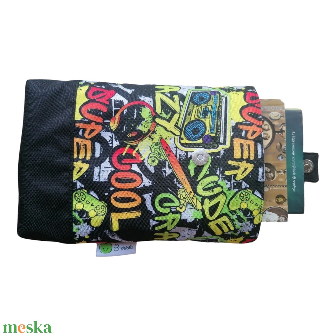 Könyvtok vízálló poliészterből - zöld graffiti - könyv & zene - könyvtok - Meska.hu Könyvtok vízálló poliészterből - zöld graffiti - könyv & zene - könyvtok - Meska.hu