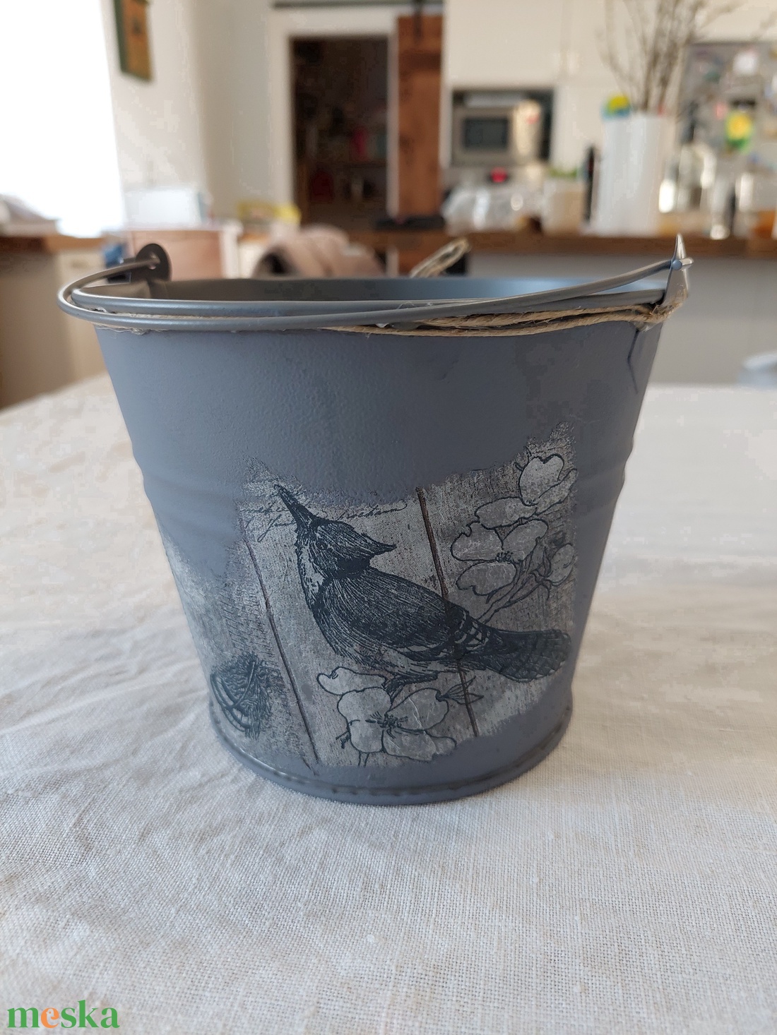 Dekor vödör - otthon & életmód - ház & kert - kerti dísz - Meska.hu