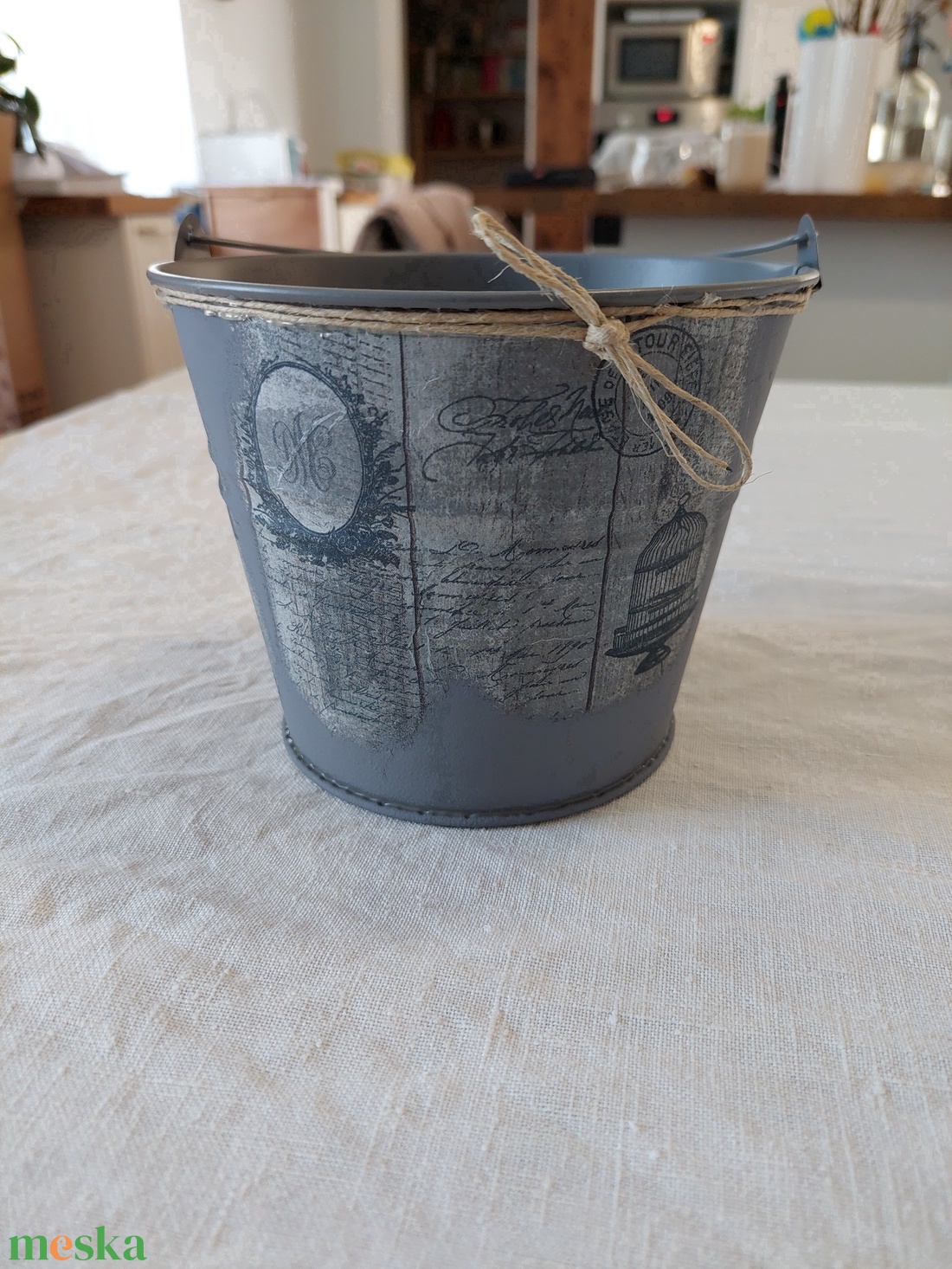 Dekor vödör - otthon & életmód - ház & kert - kerti dísz - Meska.hu