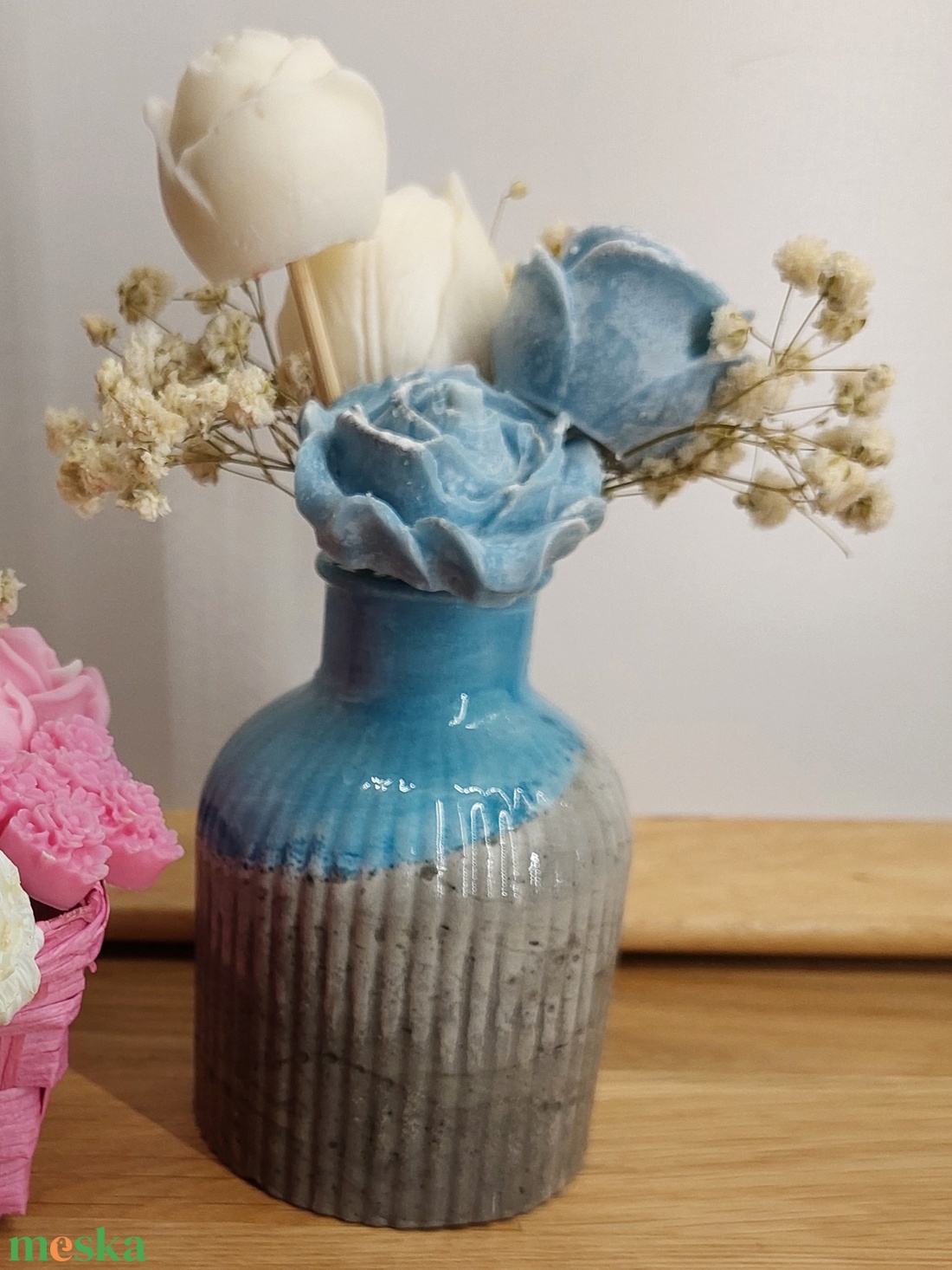 Illatviasz csokor - otthon & életmód - virágdekoráció - virágdíszek - asztali virágdísz - Meska.hu