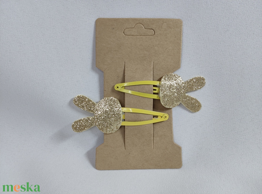 Nyuszis hajcsat - ruha & divat - hajdísz & hajcsat - hajcsat & hajtű - Meska.hu