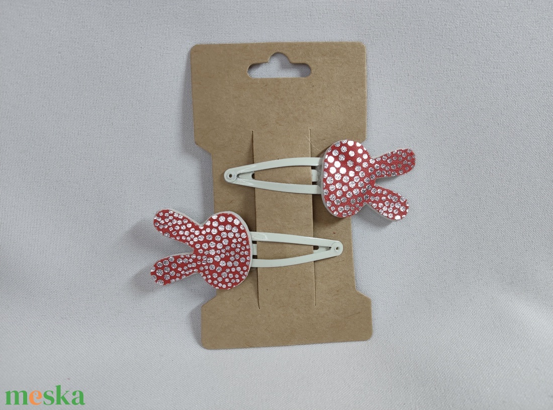 Nyuszis hajcsat - ruha & divat - hajdísz & hajcsat - hajcsat & hajtű - Meska.hu