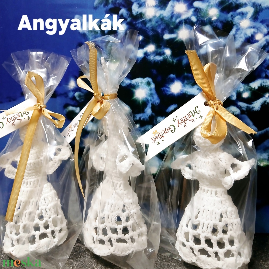 Horgolt angyal -  - Meska.hu