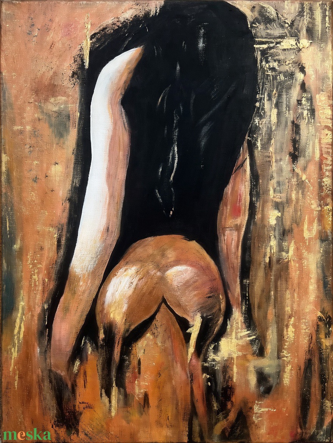 Szenvedélyes pillanat � Egyedi akril festmény - művészet - festmény - akril - Meska.hu