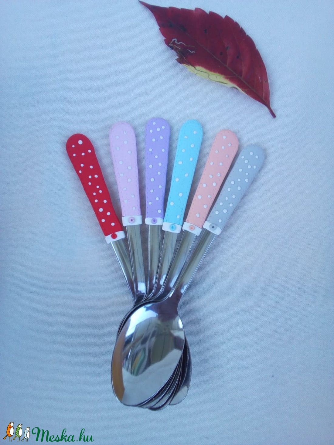  A retro piros pöttyös és szép pasztel szinű társai.. -  - Meska.hu