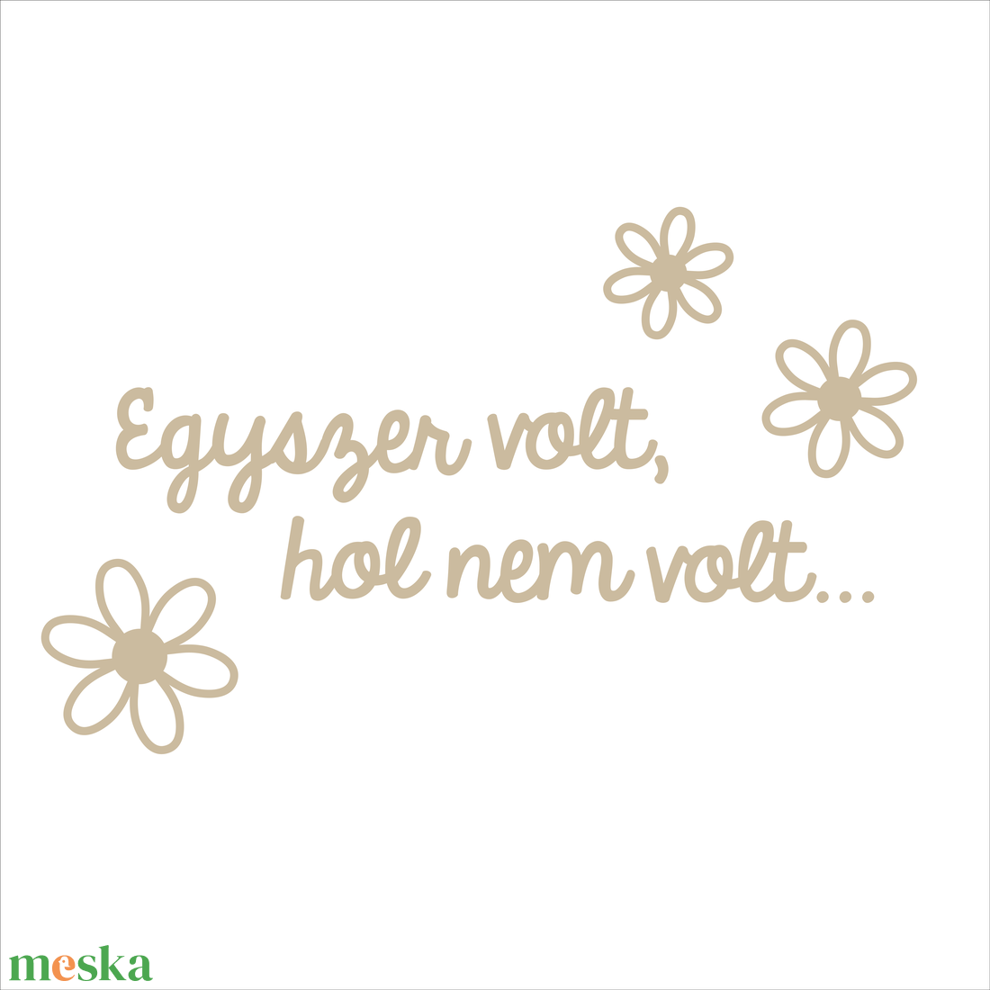 Felirat kiegészítő - Lyukas virág - otthon & életmód - babaszoba, gyerekszoba - babaszoba dekoráció - Meska.hu