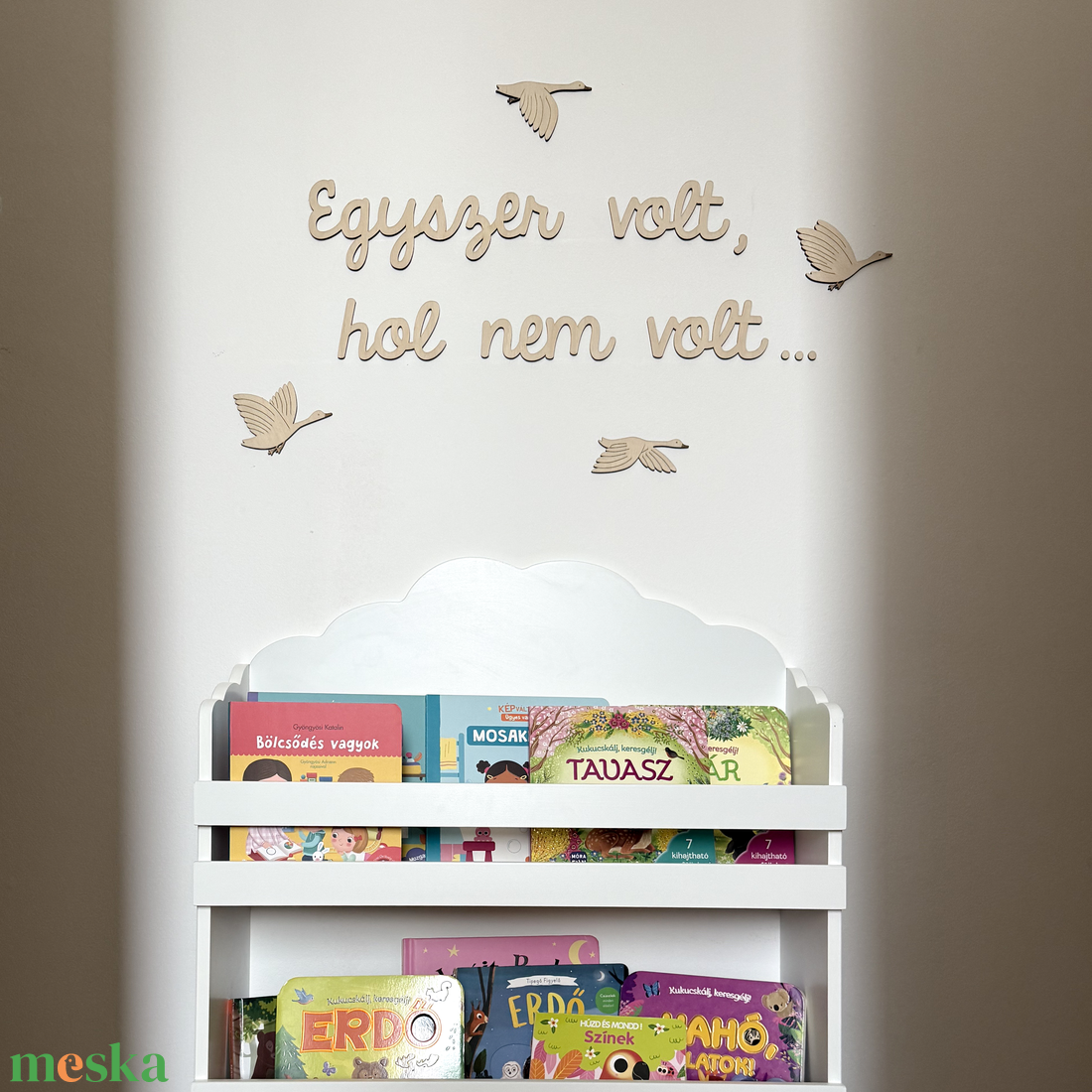 Egyszer volt, hol nem volt... felirat - baba - mama - babaszoba dekoráció - gyerekszoba falmatrica - Meska.hu